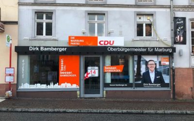 Aussenwerbung – Dirk Bamberger / CDU Marburg